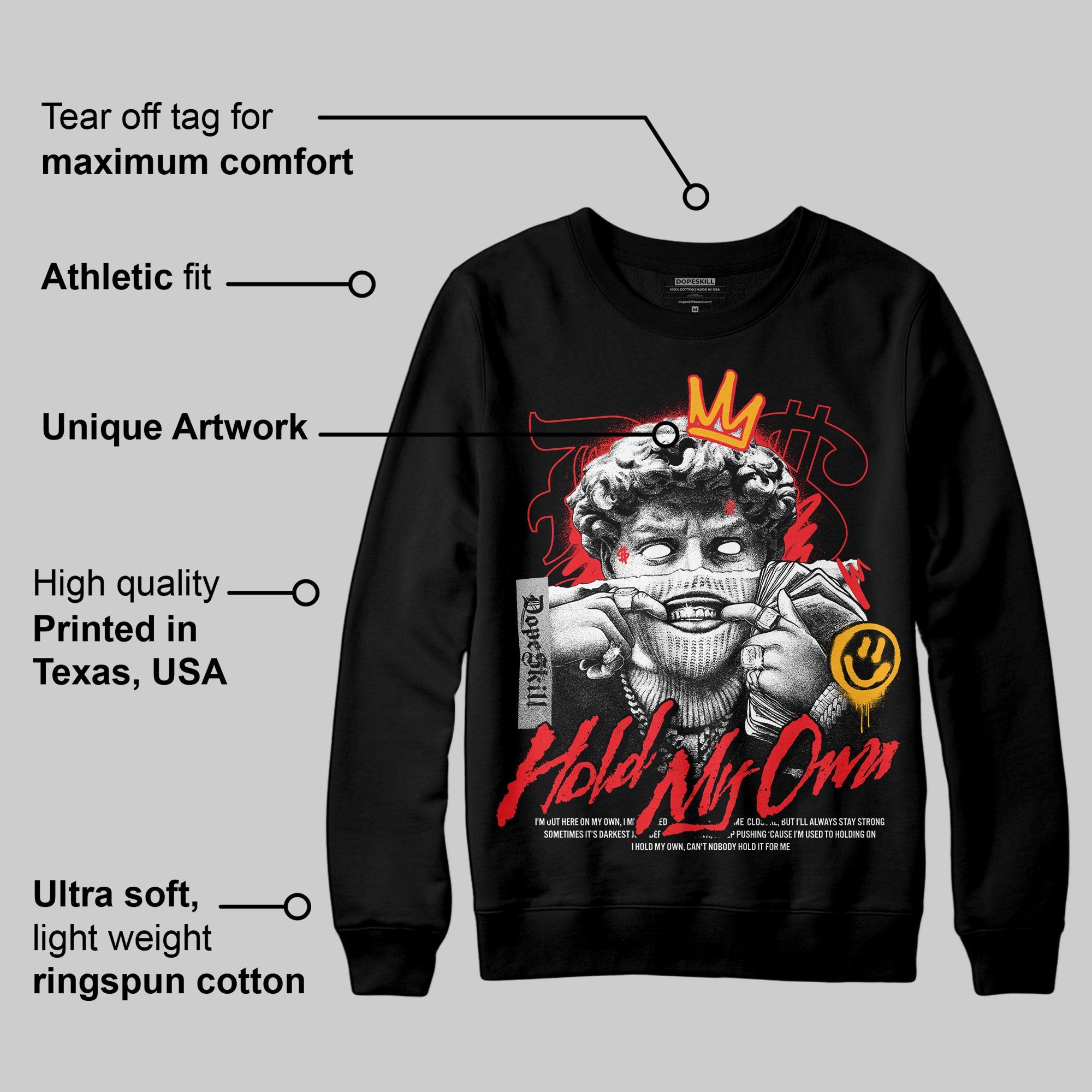 Red Collection superstreetwear Sweatshirt In My Way Graphic