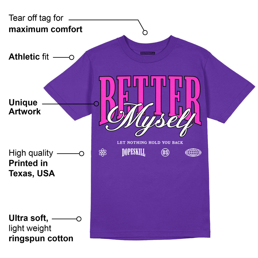 PURPLE Collection superstreetwear Purple T-shirt Better Myself Graphic