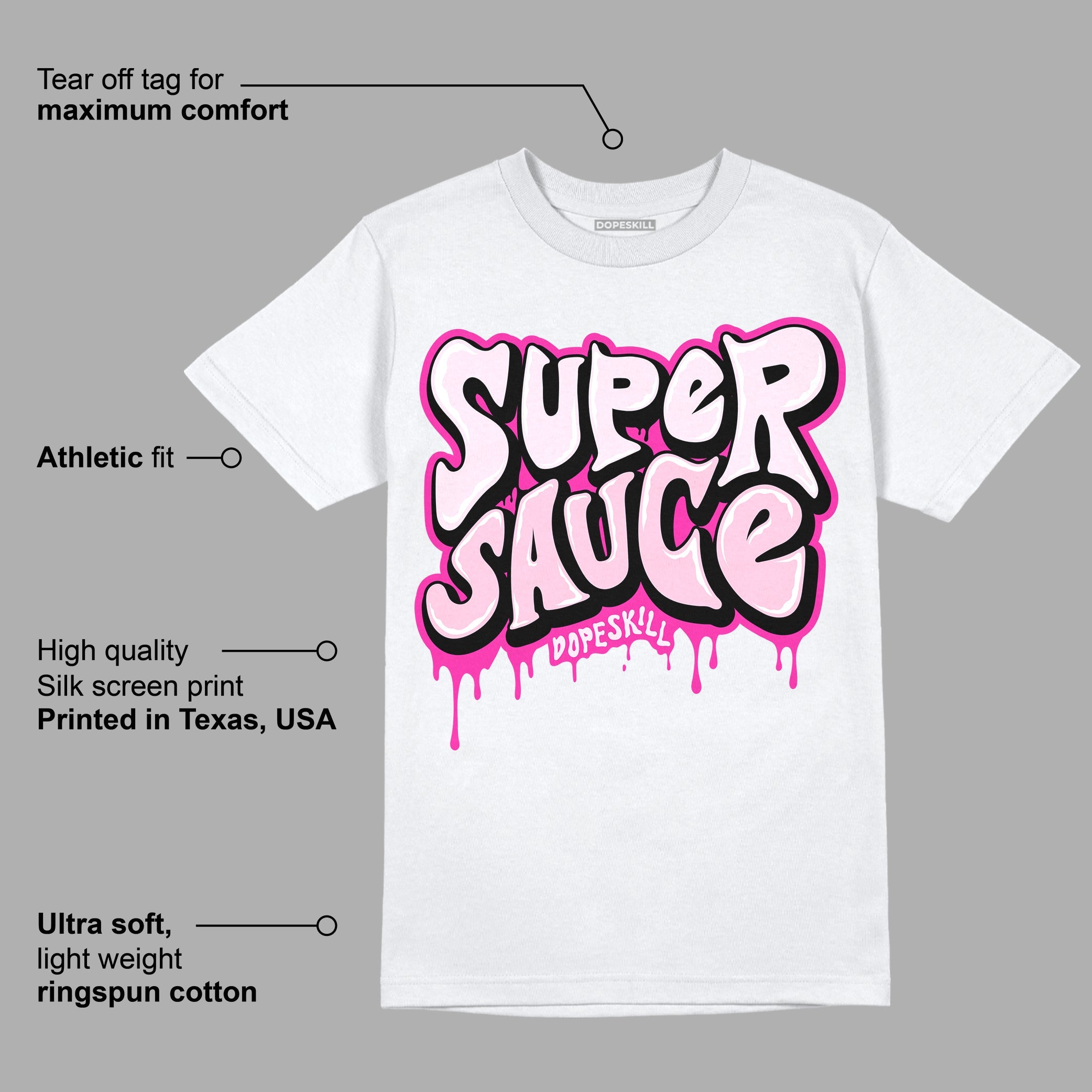 Triple Pink Dunk Low superstreetwear T-Shirt Super Sauce Graphic