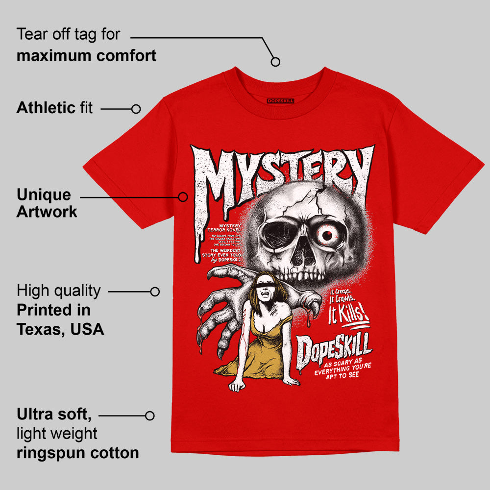 Bred Velvet 11s superstreetwear Red T-shirt Mystery Ghostly Grasp Graphic