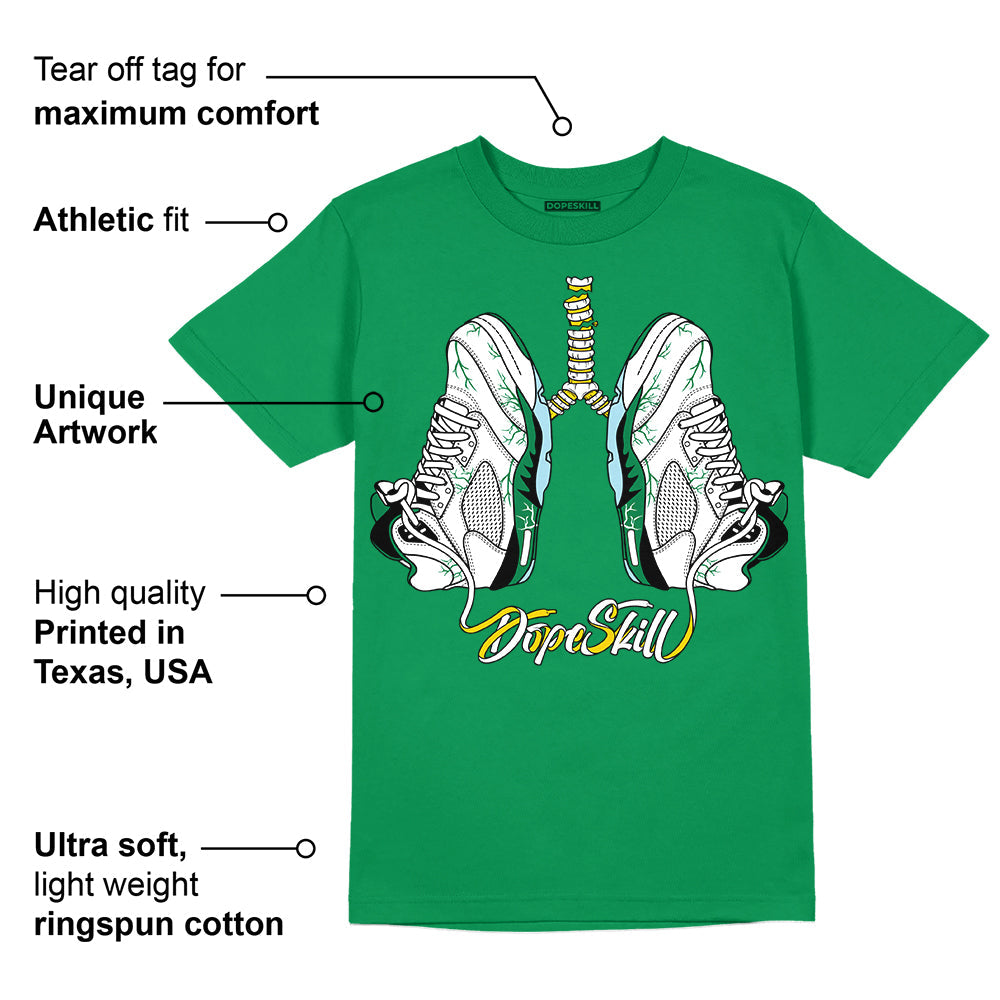 Lucky Green 5s superstreetwear Green T-shirt Breathe Graphic