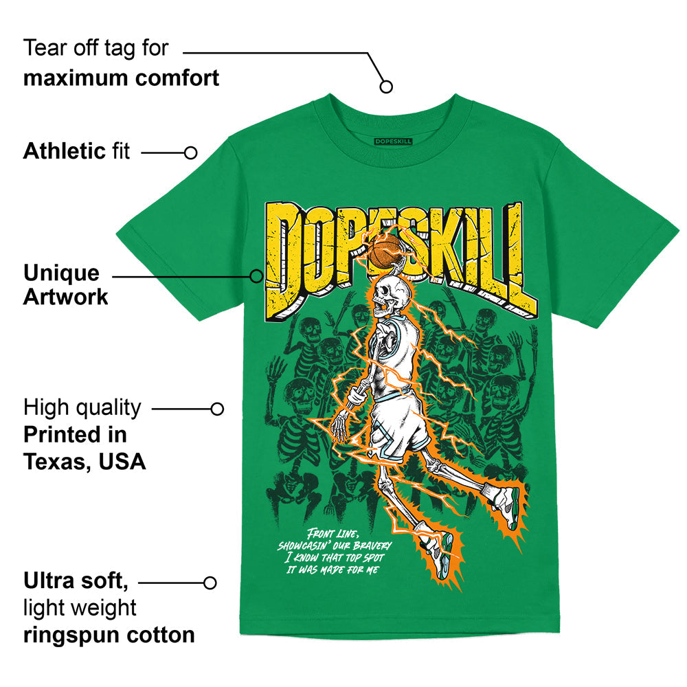 Lucky Green 5s superstreetwear Green T-shirt Thunder Dunk Graphic