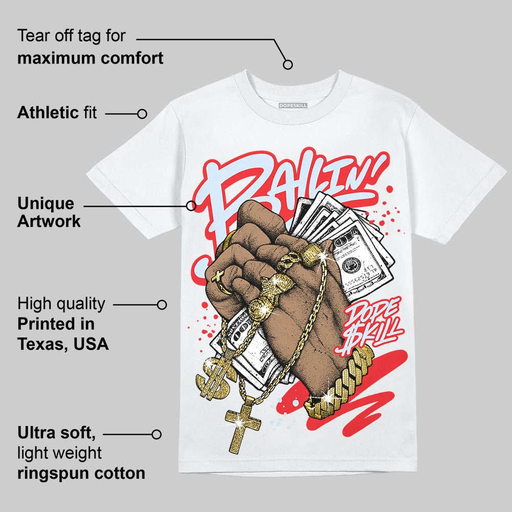 Cherry 11s superstreetwear T-Shirt Always Ballin' Graphic