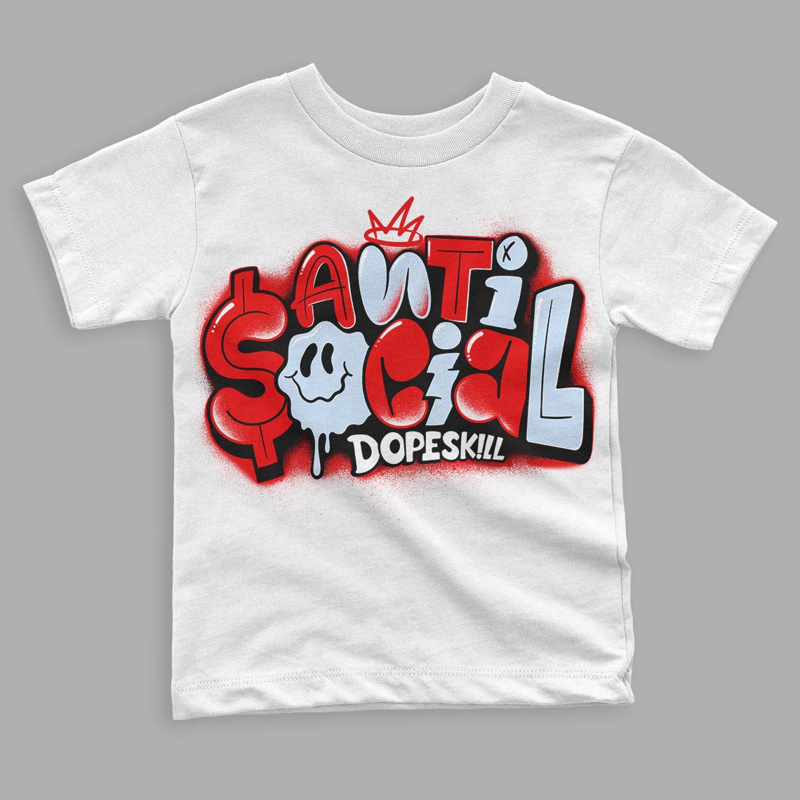 Cherry 11s superstreetwear Toddler Kids T-shirt Anti Social Graphic