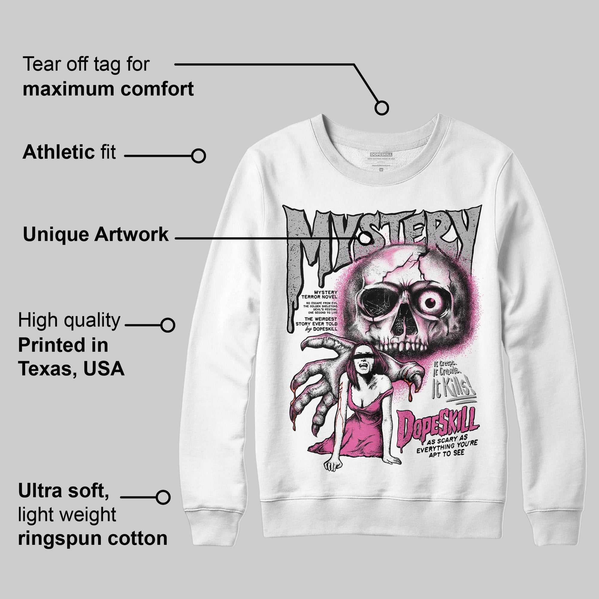 Kayano 14 Cream Sweet Pink superstreetwear Sweatshirt Mystery Ghostly Grasp Graphic