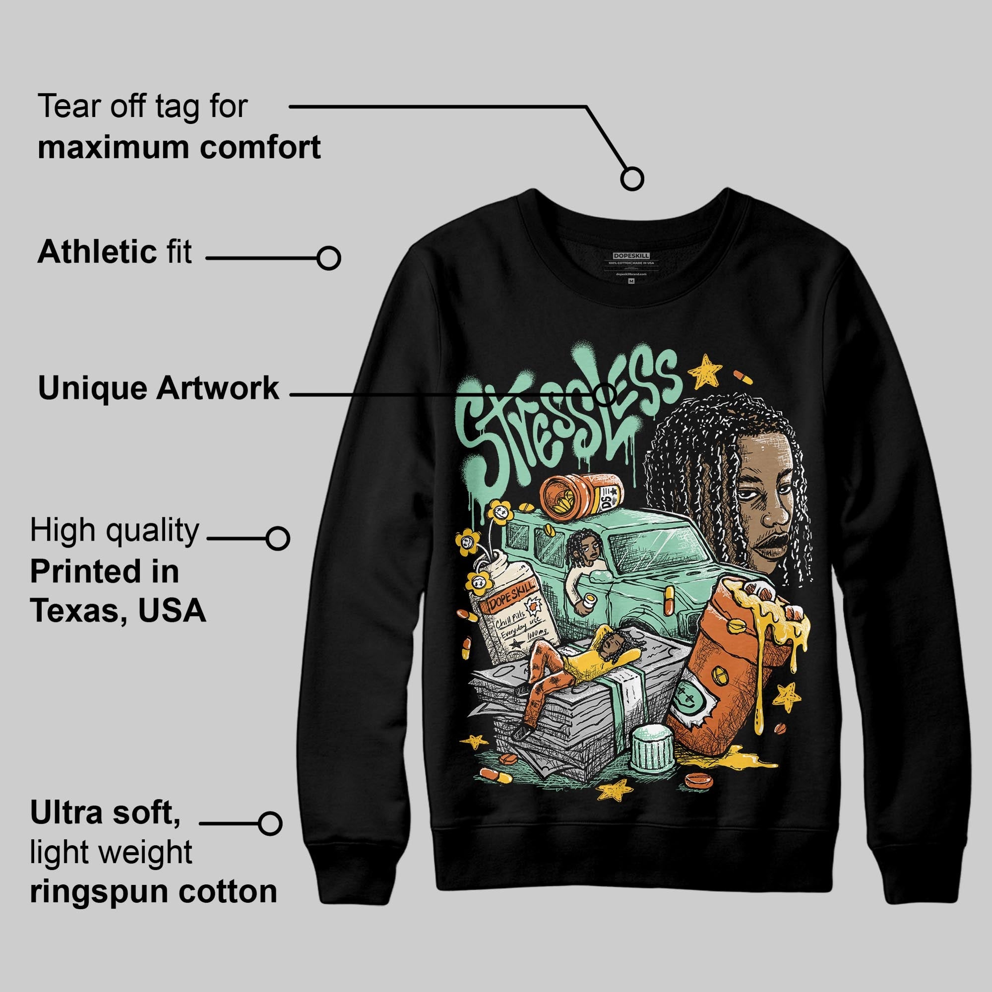 SB Dunk ¡°Rodeo¡± superstreetwear Sweatshirt Stressless Graphic