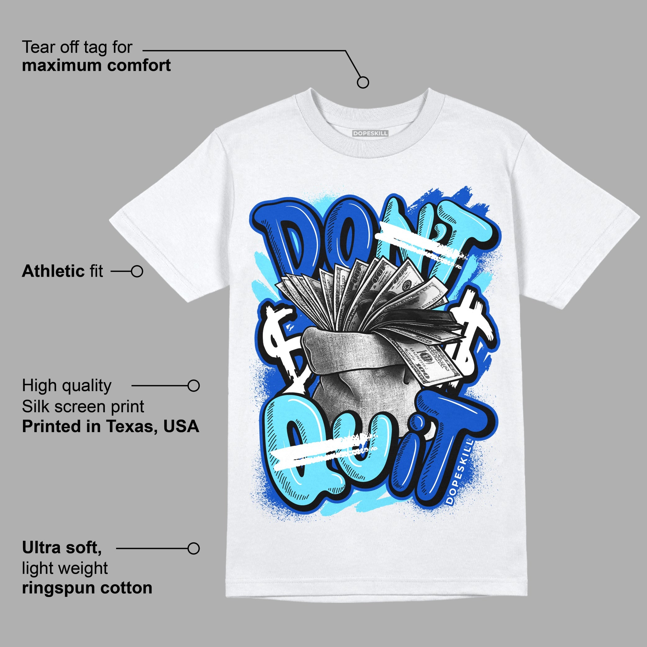SB Dunk Argon superstreetwear T-Shirt Don't Quit Graphic
