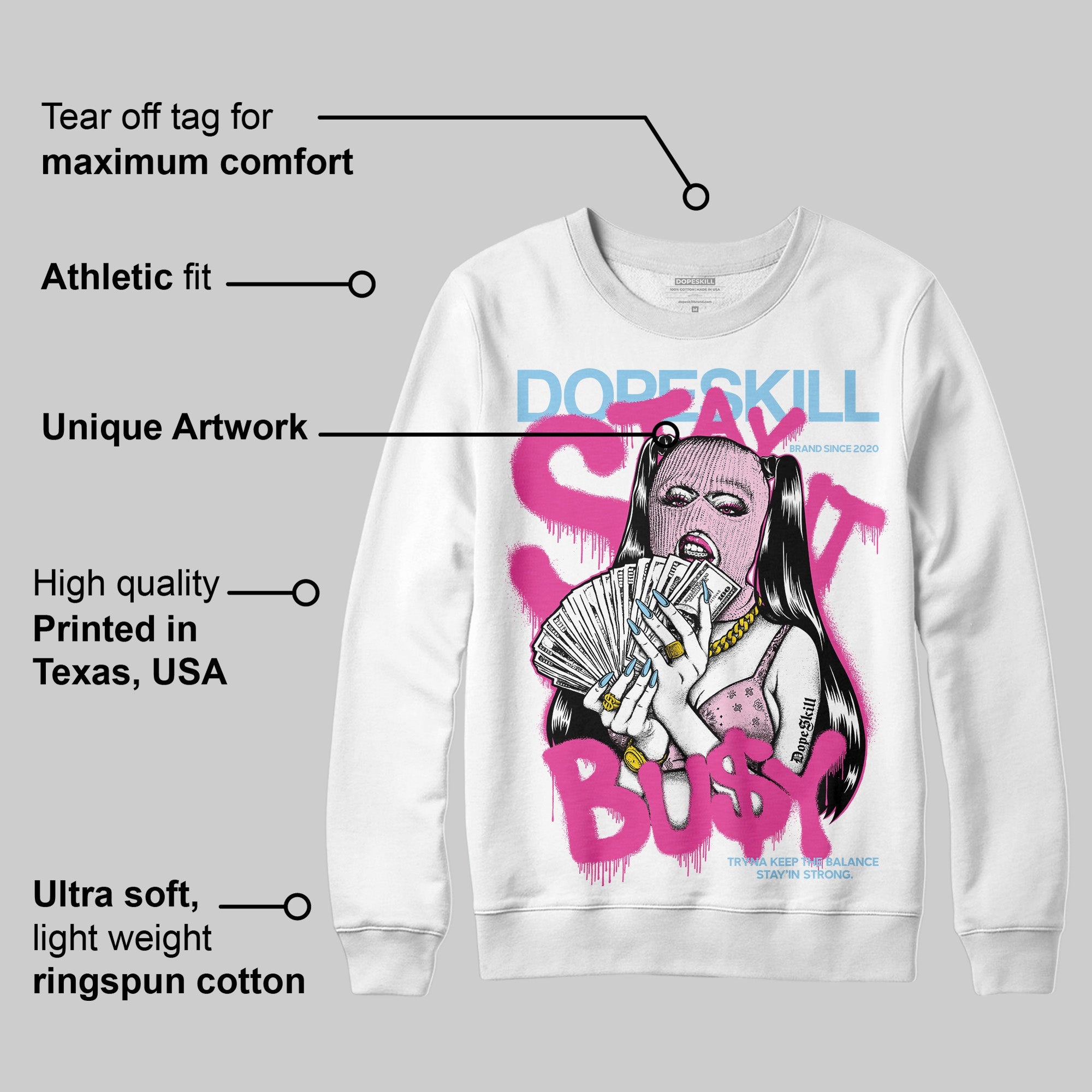 Doernbecher 6s superstreetwear Sweatshirt Stay It Busy Graphic