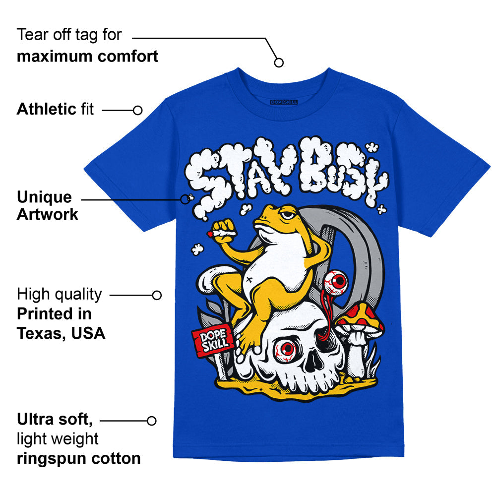 Royal Blue Collection superstreetwear Royal Blue T-shirt Stay Busy Graphic