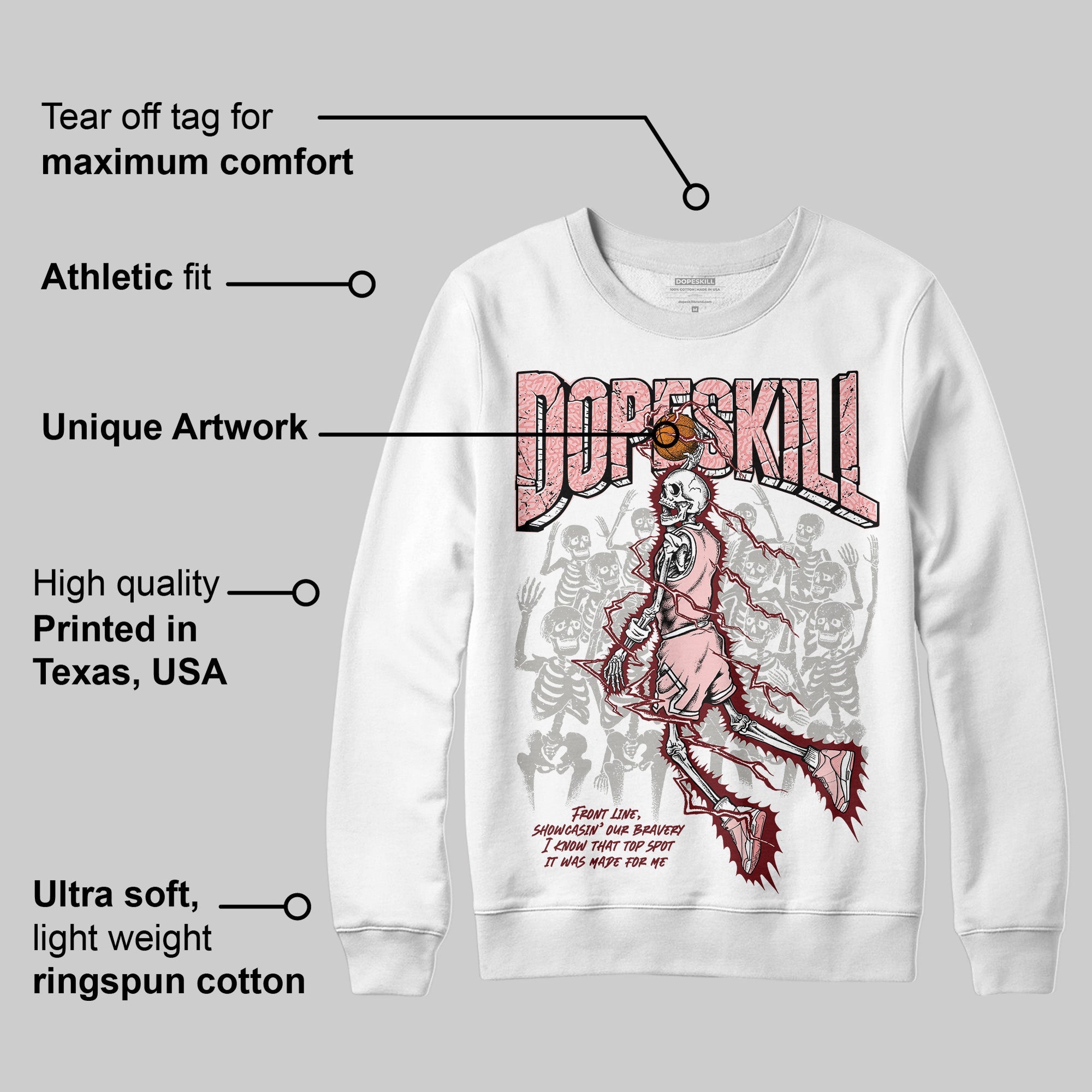 VALENTINE'S Day 3s superstreetwear Sweatshirt Thunder Dunk Graphic