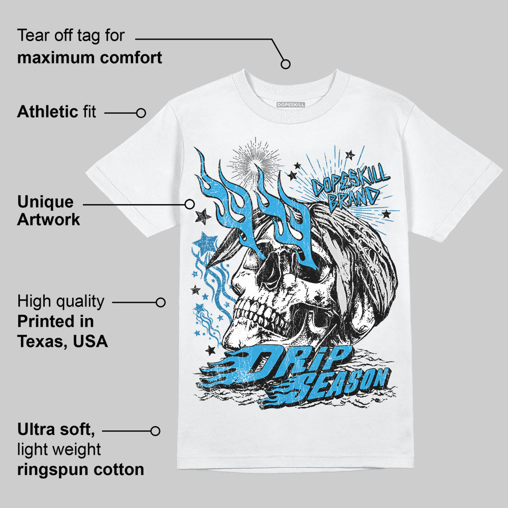 Military Blue 4s superstreetwear T-Shirt Drip Season Graphic