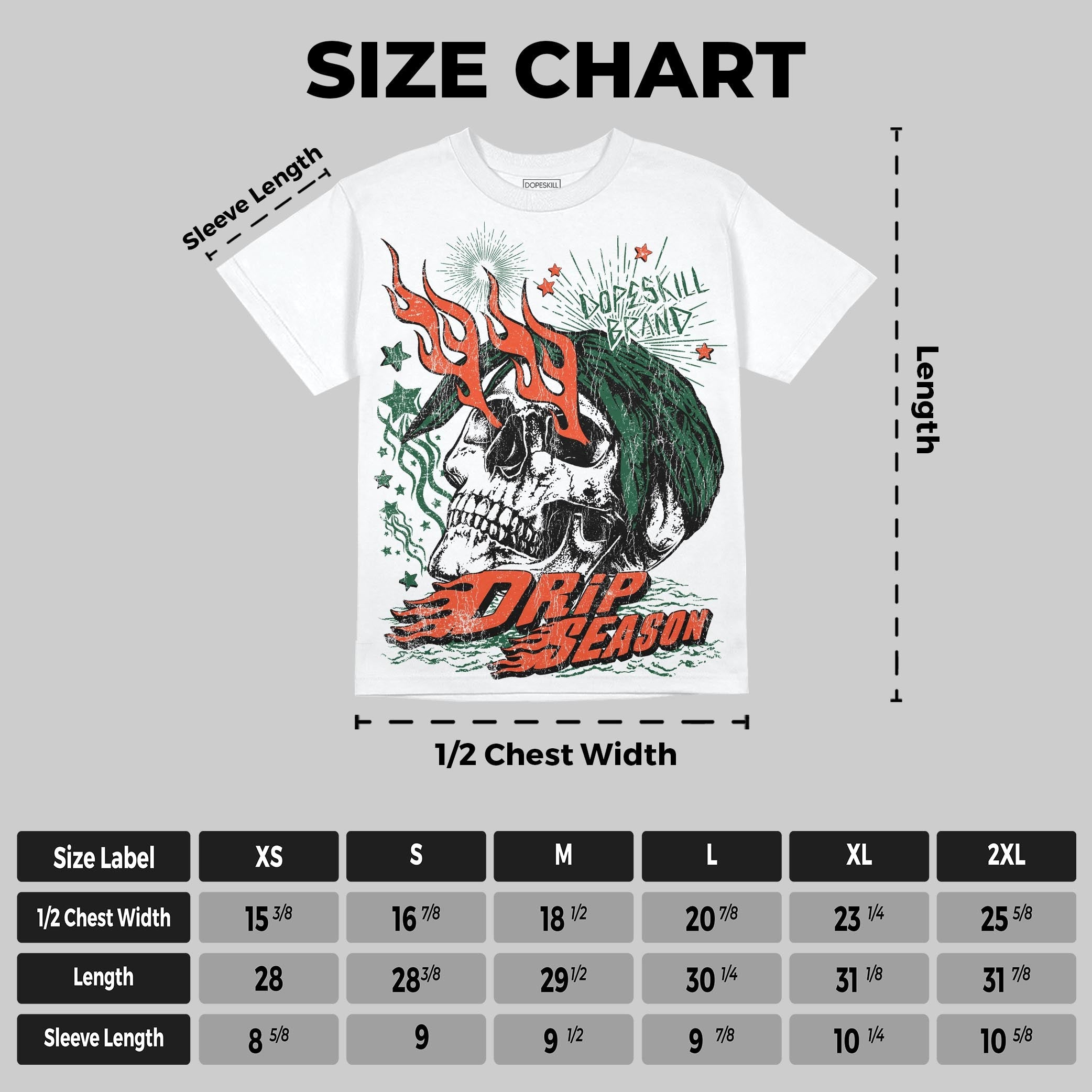 Dunk Team Dark Green Orange superstreetwear Oversize Print T-Shirt Drip Season Graphic