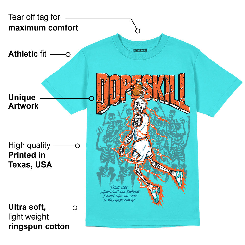 Dunk Dolphins superstreetwear Tahiti Blue T-shirt Thunder Dunk Graphic