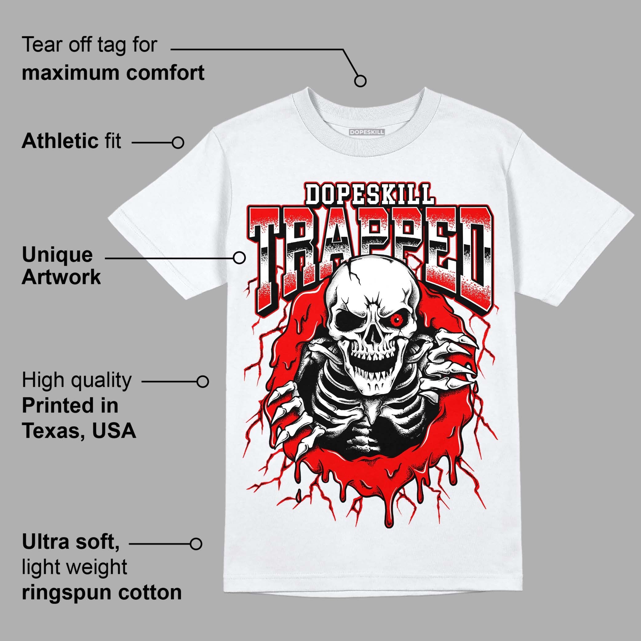 Cherry 12s superstreetwear T-Shirt Trapped Halloween Graphic