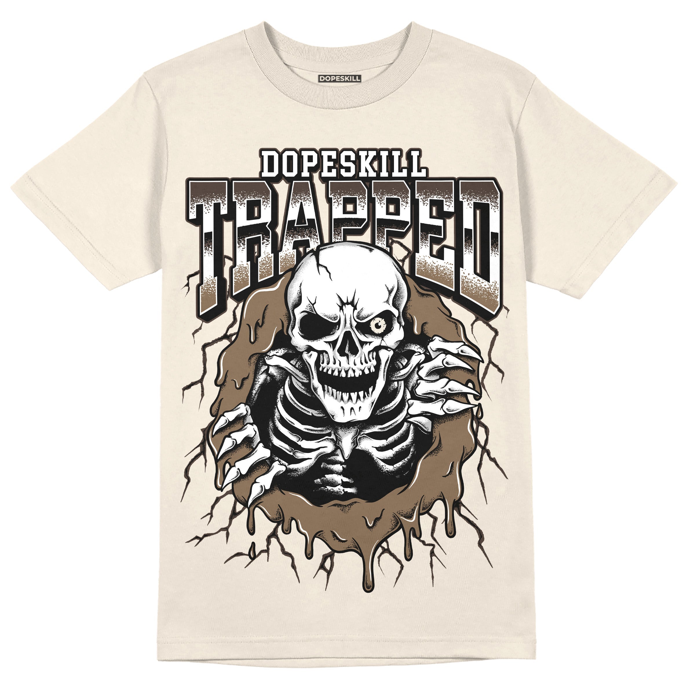 AJ 1 Low OG a??Reverse Mochaa?? superstreetwear Sail T-shirt Trapped Halloween Graphic