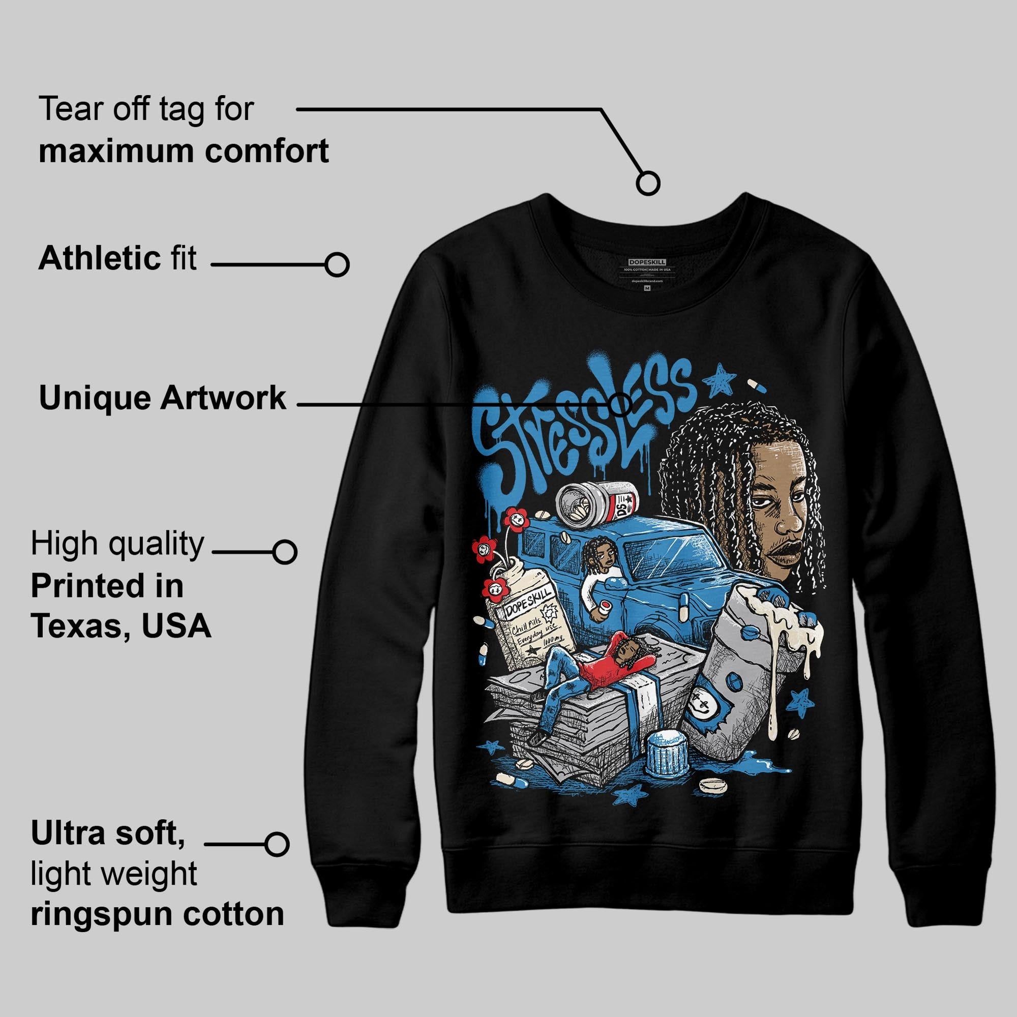 Rare Air 3s superstreetwear Sweatshirt Stressless Graphic