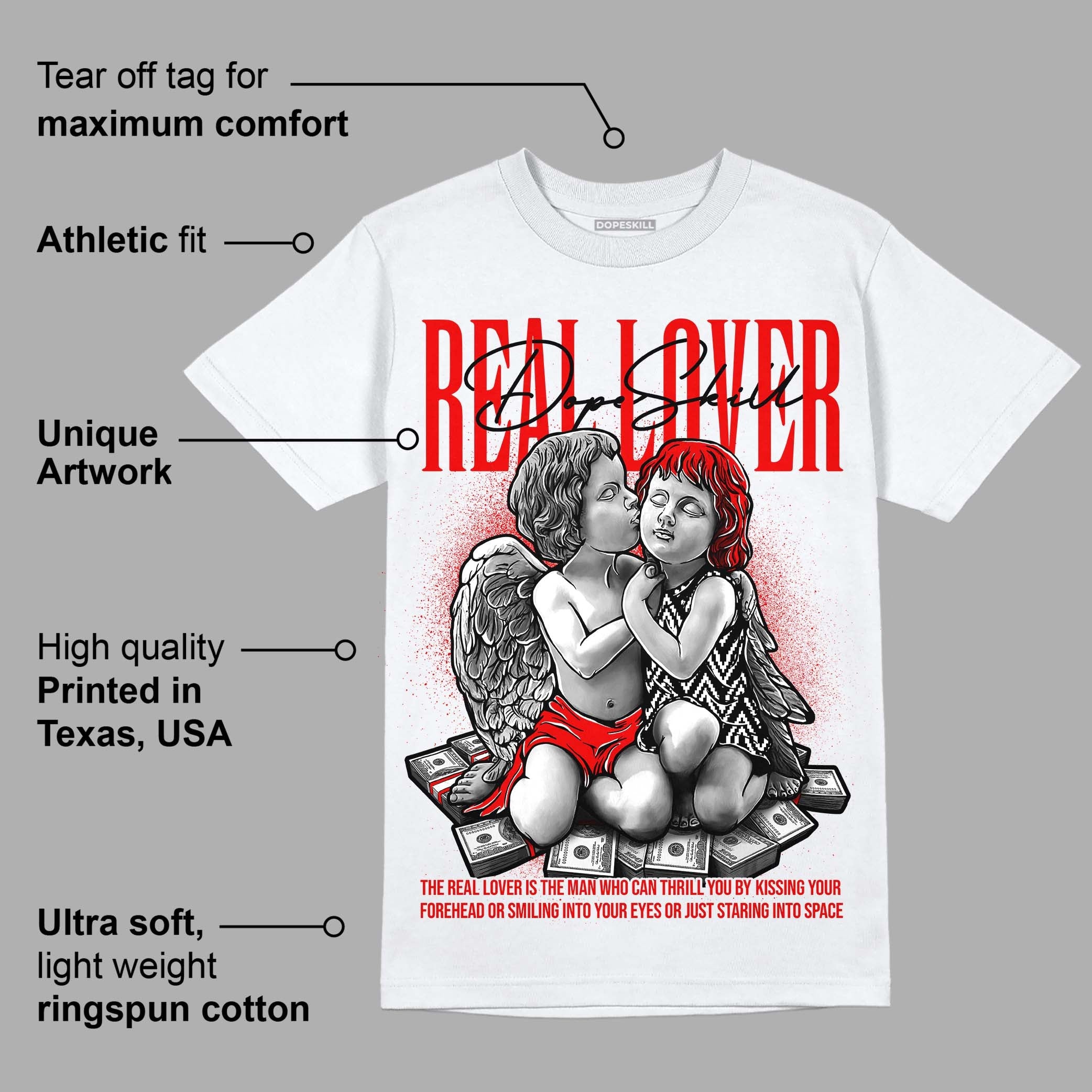 Cherry 12s superstreetwear T-Shirt Real Lover Graphic