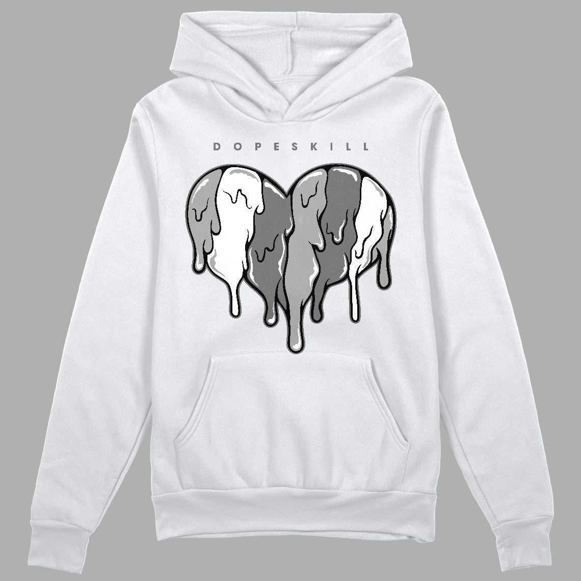 AJ 12 Stealth superstreetwear Hoodie Sweatshirt Slime Drip Heart Graphic
