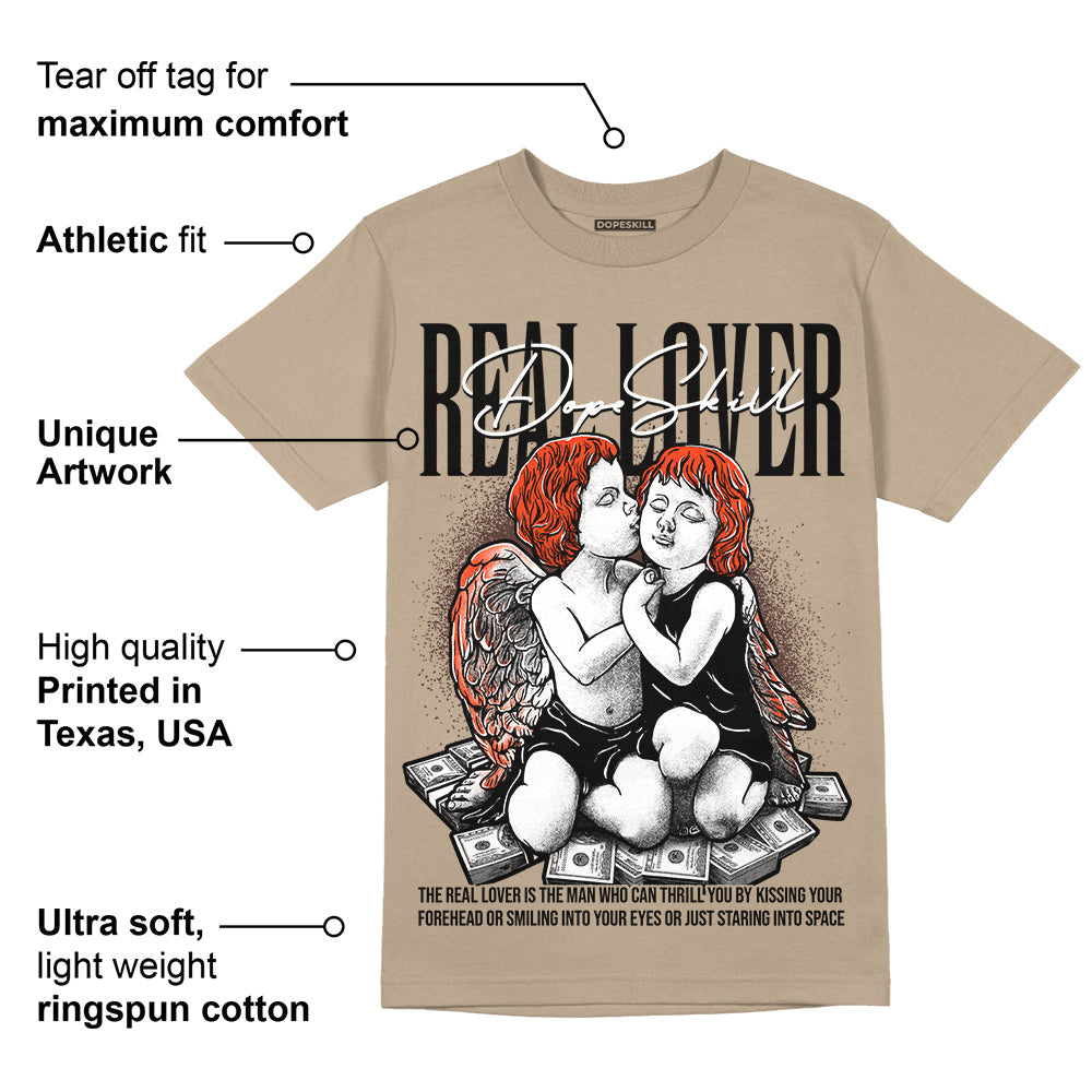 Latte 1s superstreetwear Medium Brown T-shirt Real Lover Graphic