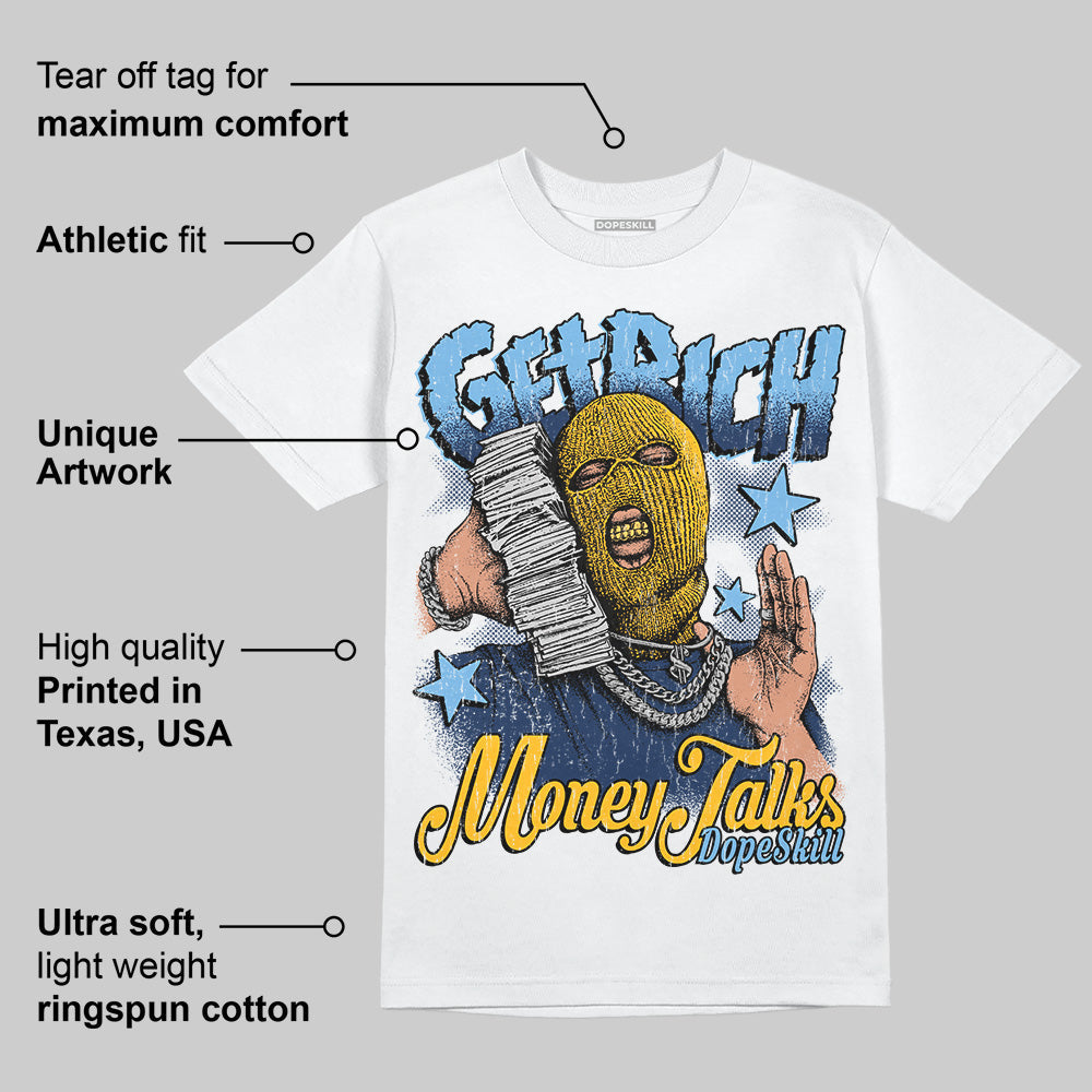 Retro Dunk From Above 4s superstreetwear T-Shirt Get Rich Graphic