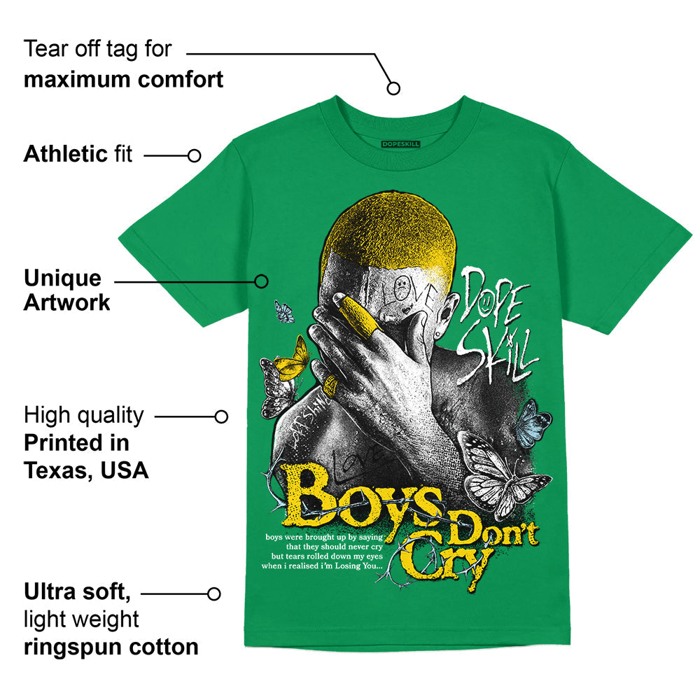 Lucky Green 5s superstreetwear Green T-shirt Boys Don't Cry Graphic