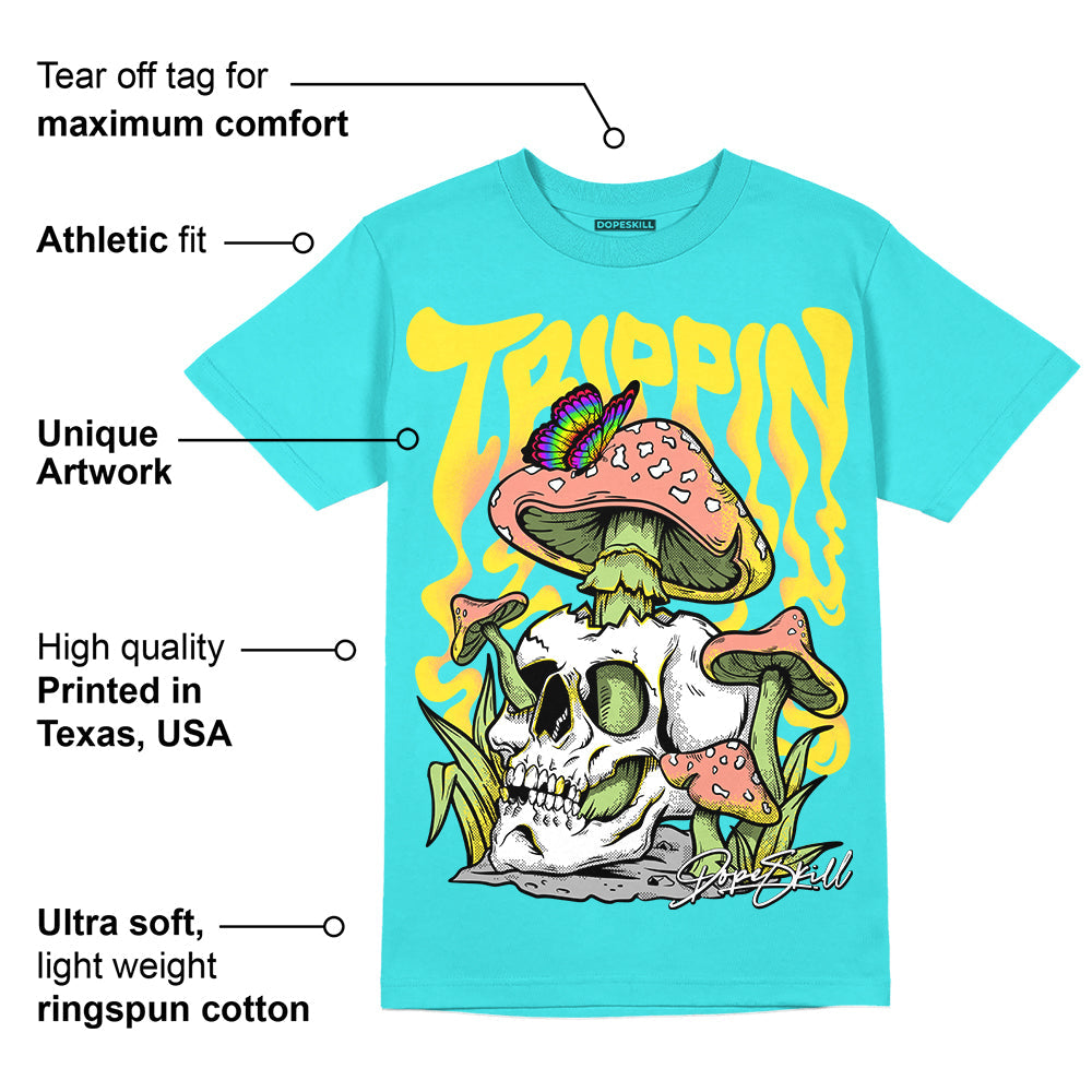 Cyan Burst 9060 superstreetwear Virtual Blue T-shirt Trippin Graphic