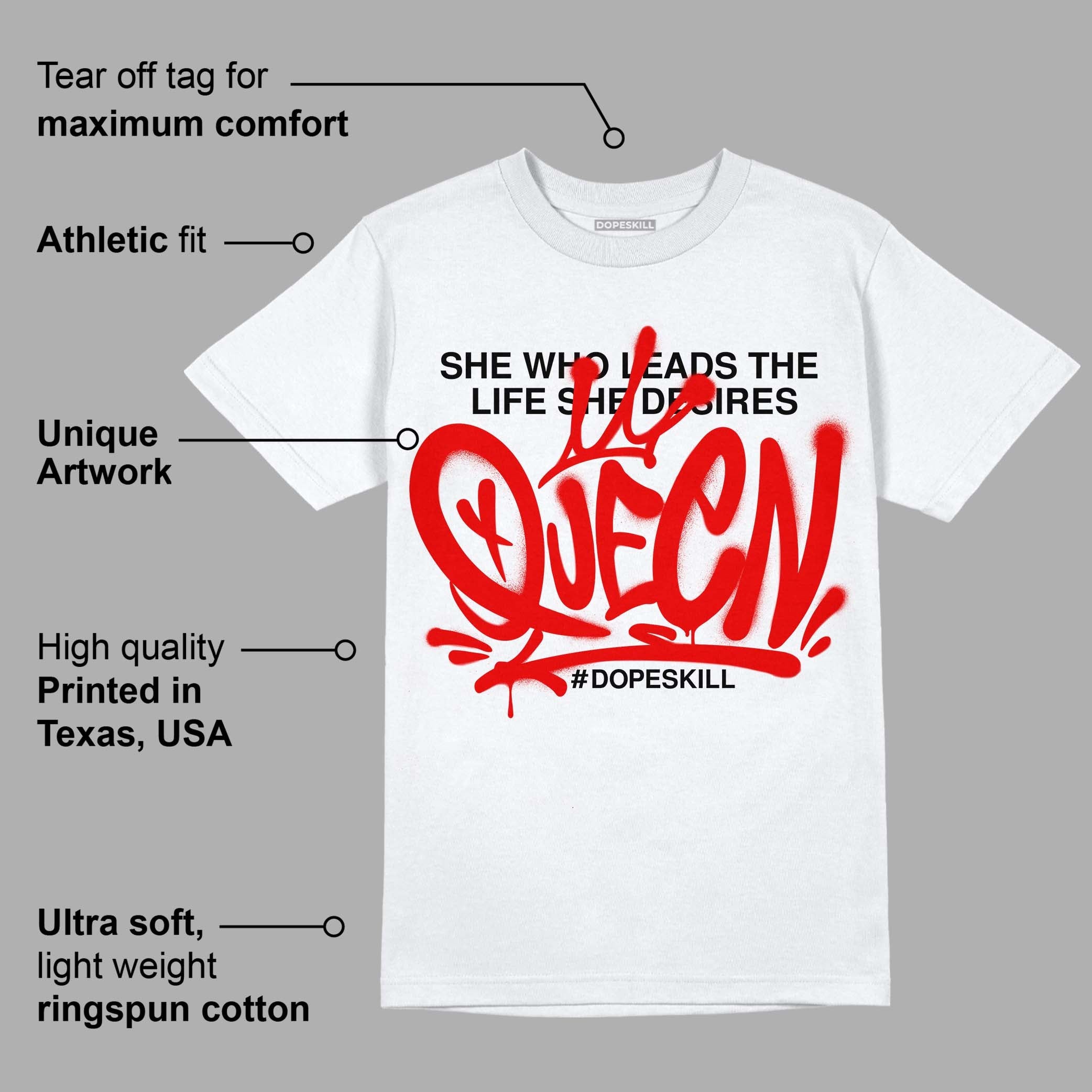 Red Cement 4S superstreetwear T-Shirt Queen Graphic