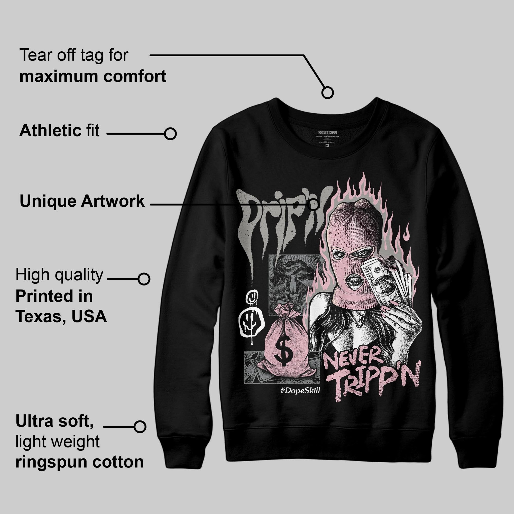 Max 95 OG ¡°Pink Foam¡± superstreetwear Sweatshirt Drip'n Never Tripp'n Graphic