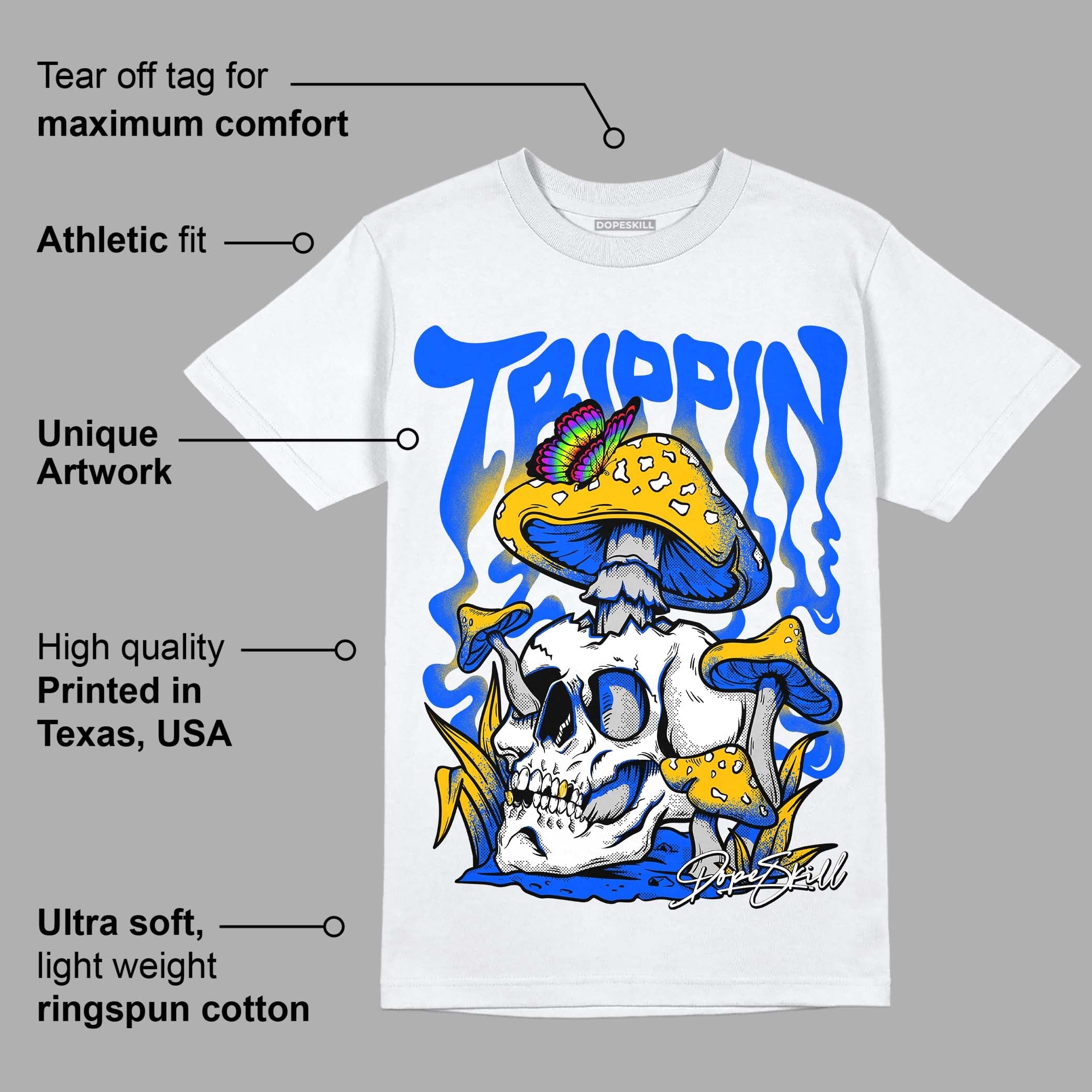 Royal Blue Collection superstreetwear T-Shirt Trippin Graphic