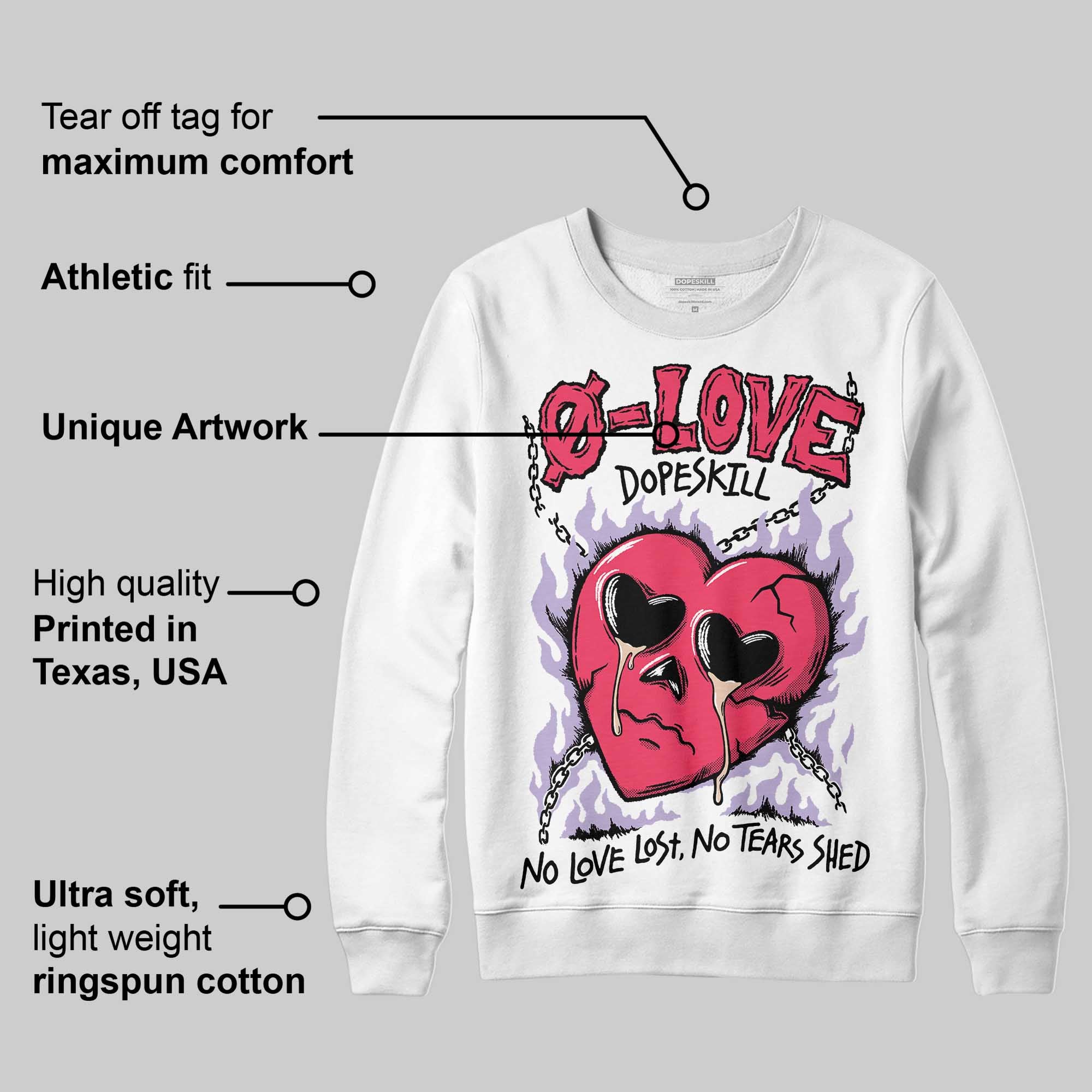 Peanut Butter Jelly 5s superstreetwear Sweatshirt Crying Heart Graphic