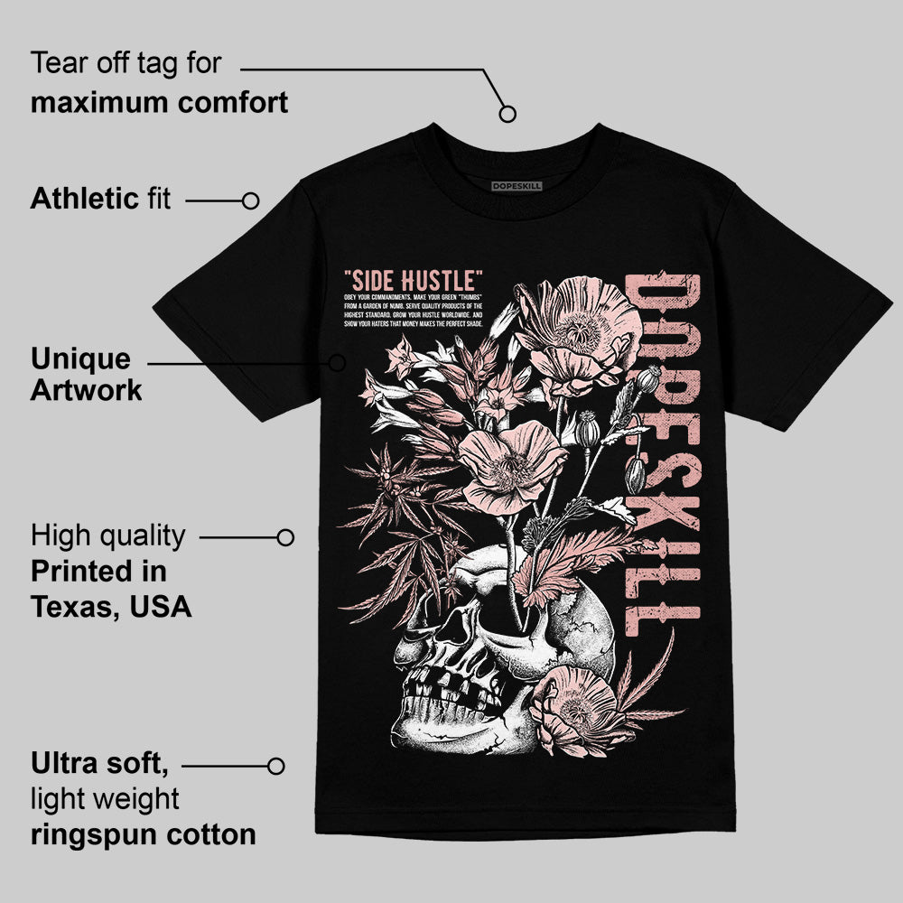 Leather Curb Glitter Pale Pink superstreetwear T-Shirt Side Hustle Graphic