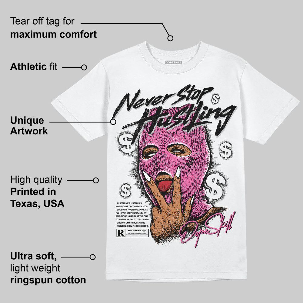 Kayano 14 Cream Sweet Pink superstreetwear T-Shirt Never Stop Hustling Graphic