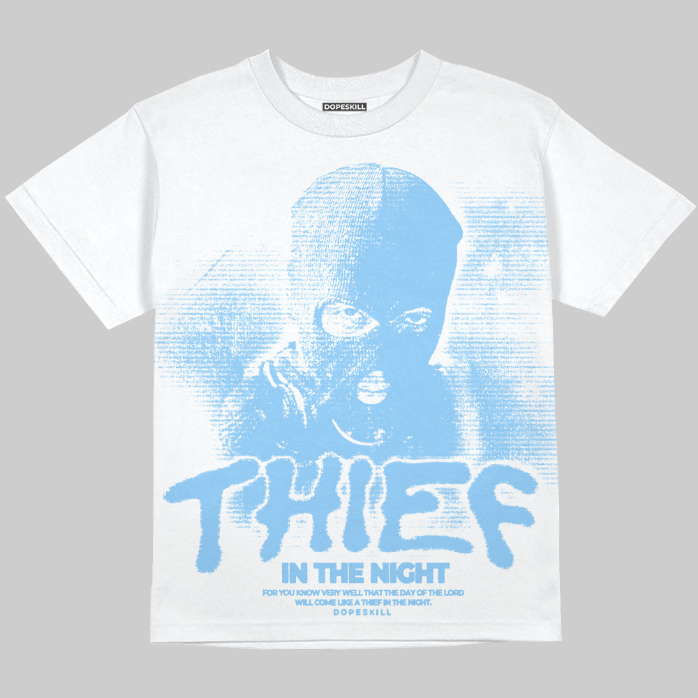 University Blue Collection superstreetwear Oversize Print T-Shirt Thief In The Night Graphic