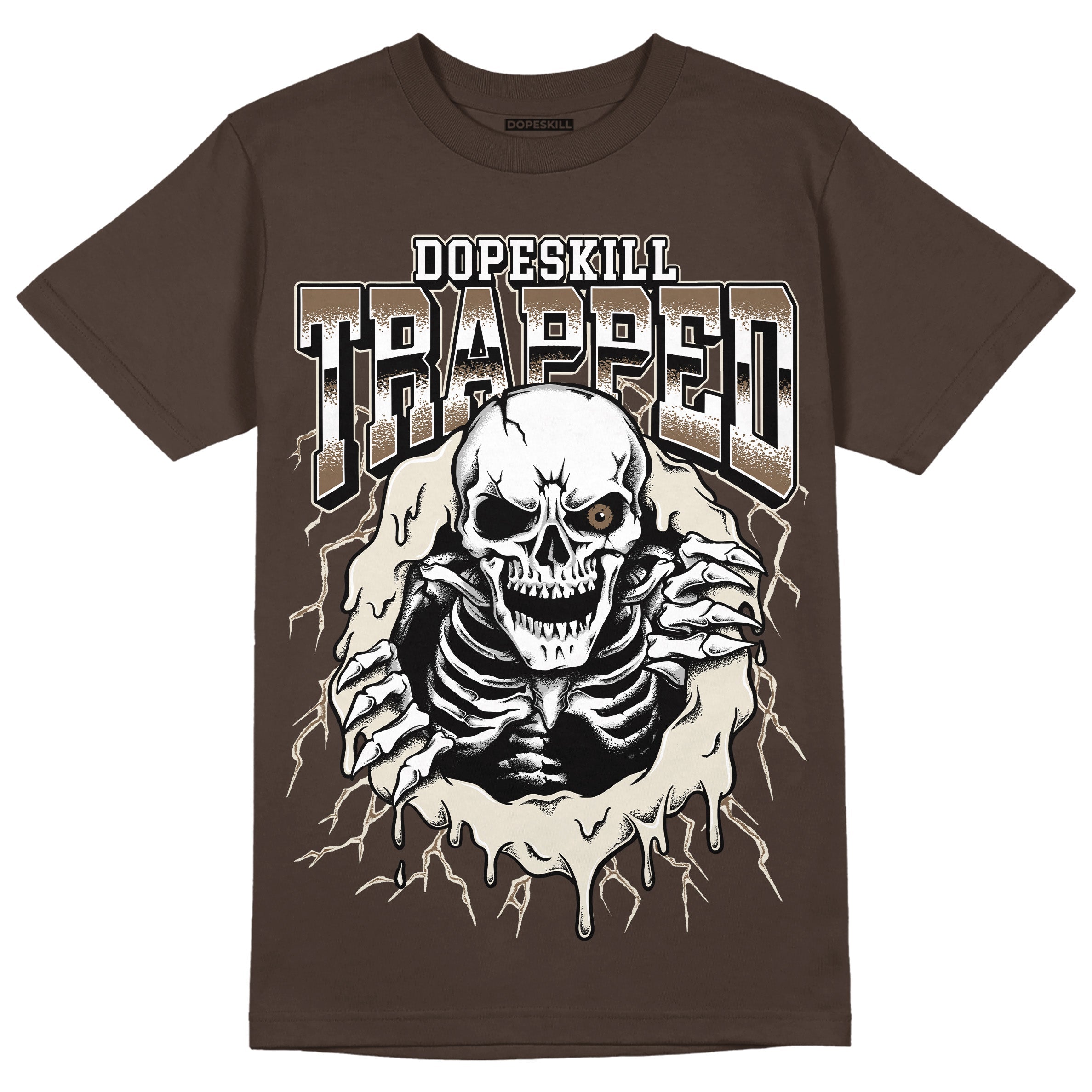 AJ 1 Low OG a??Reverse Mochaa?? superstreetwear Ridgerock T-shirt Trapped Halloween Graphic