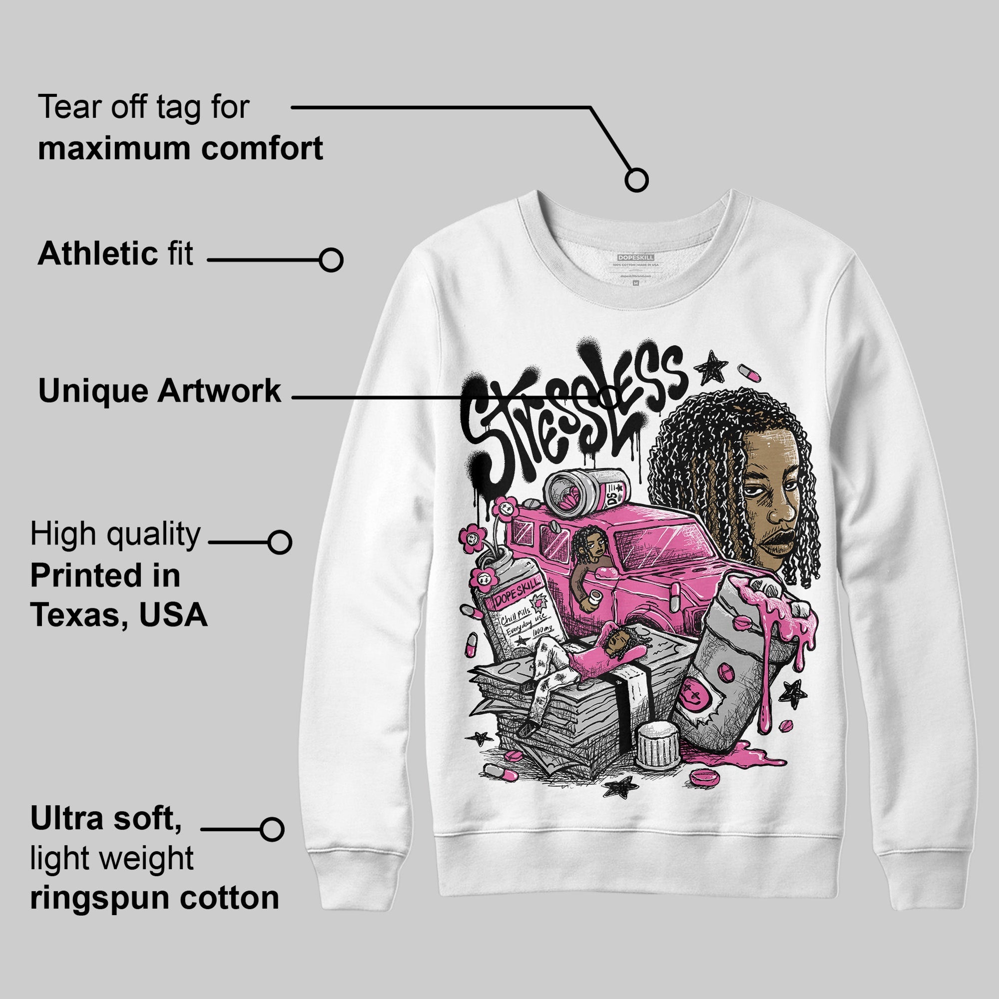 Kayano 14 Cream Sweet Pink superstreetwear Sweatshirt Stressless Graphic