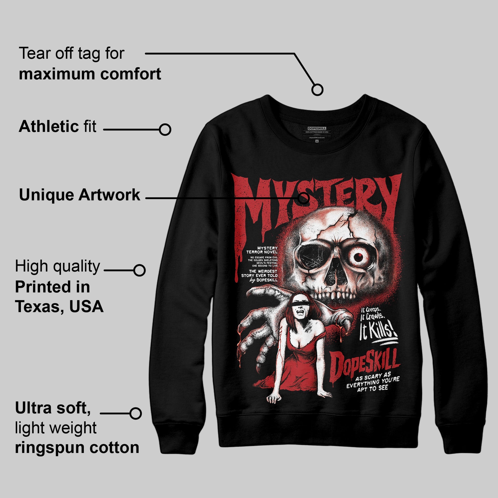Flu Game 12s superstreetwear Sweatshirt Mystery Ghostly Grasp Graphic