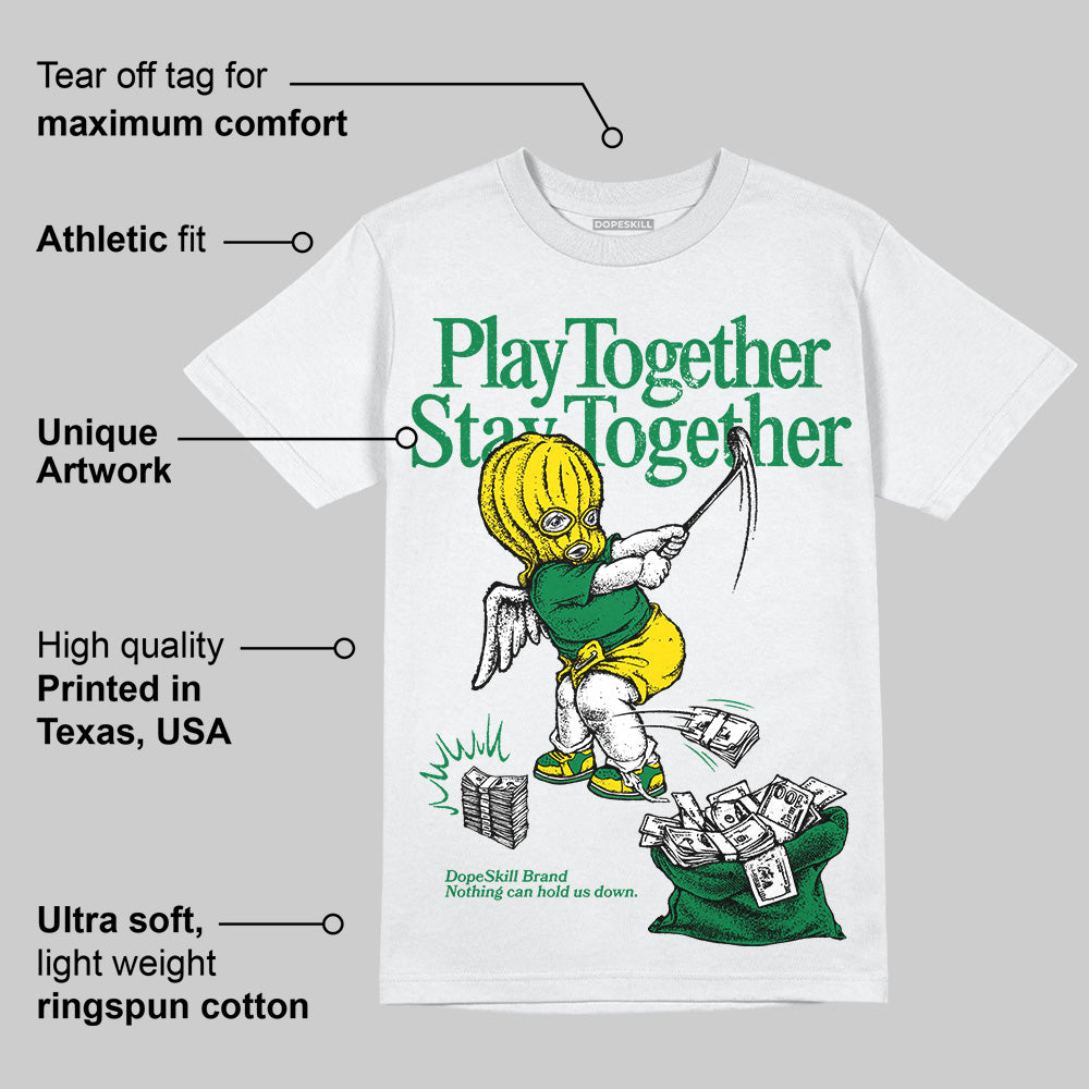 Dunk Reverse Brazil superstreetwear T-Shirt Play together,Stay together Graphic