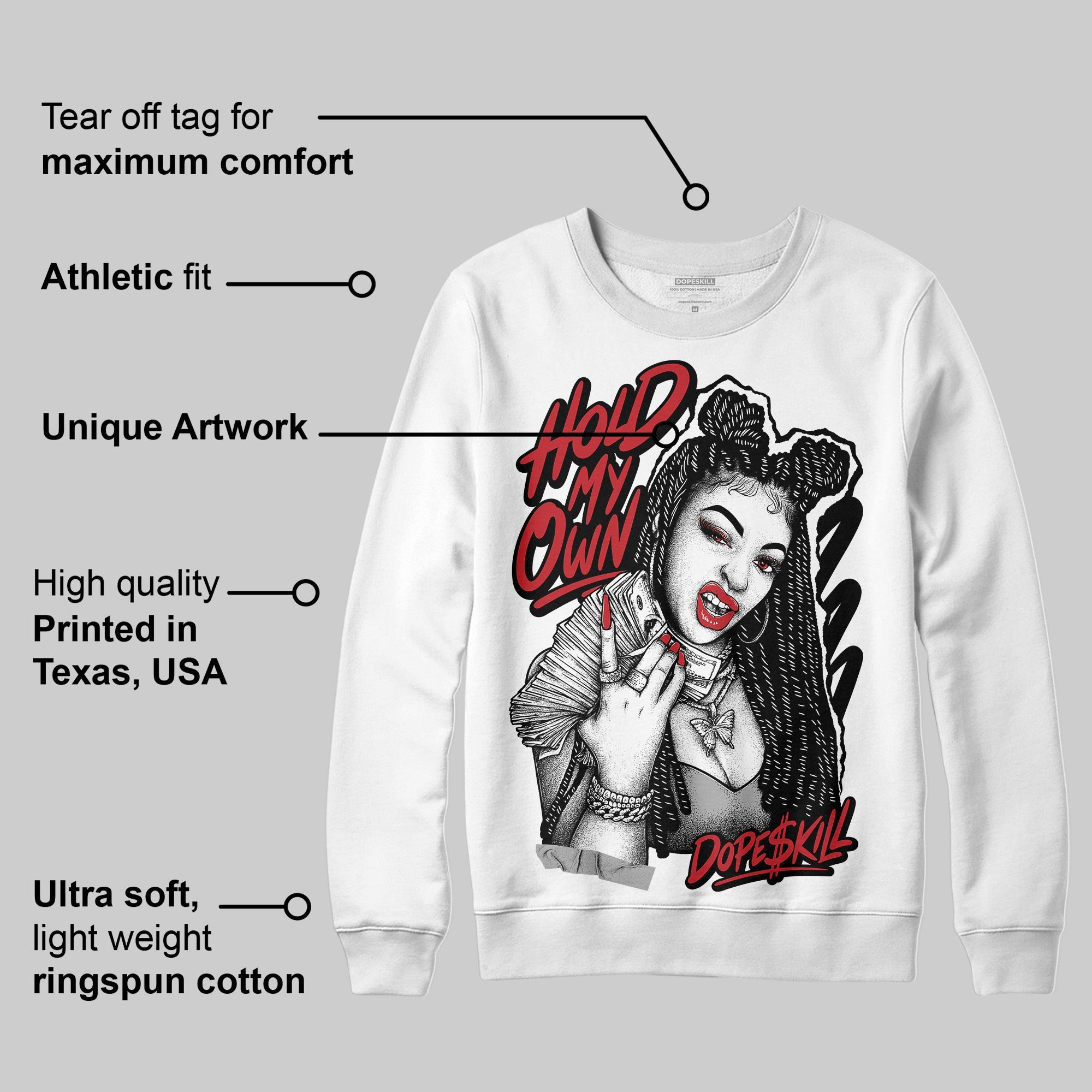 Bred 11s superstreetwear Sweatshirt New H.M.O Graphic