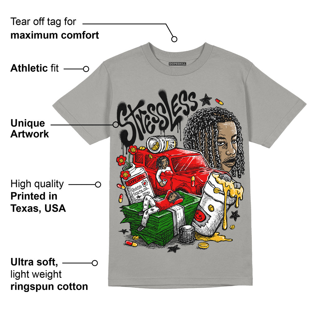 Wet Cement 4s superstreetwear Grey T-shirt Stressless Graphic