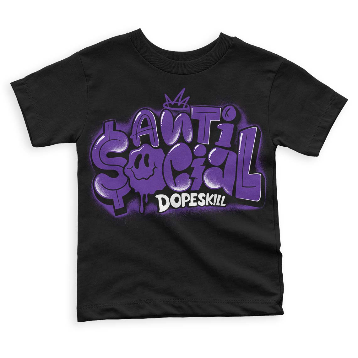 Court Purple 13s superstreetwear Toddler Kids T-shirt Anti Social Graphic