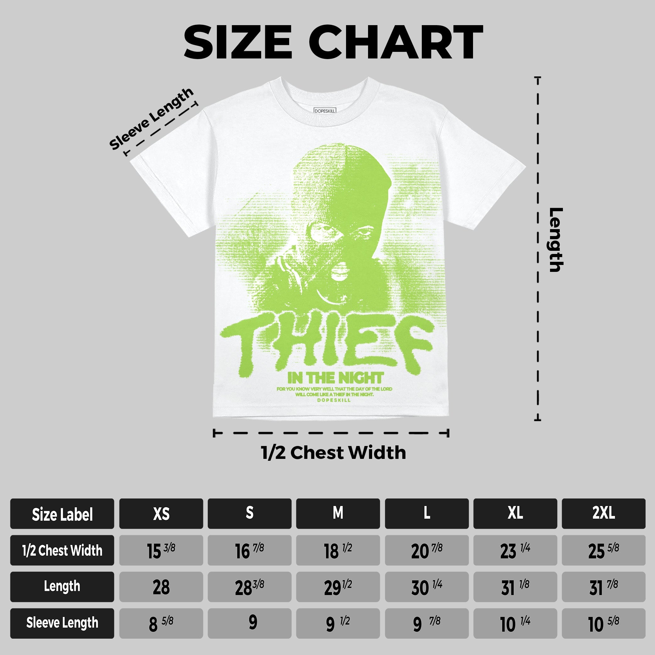 Neon Green Collection superstreetwear Oversize Print T-Shirt Thief In The Night Graphic