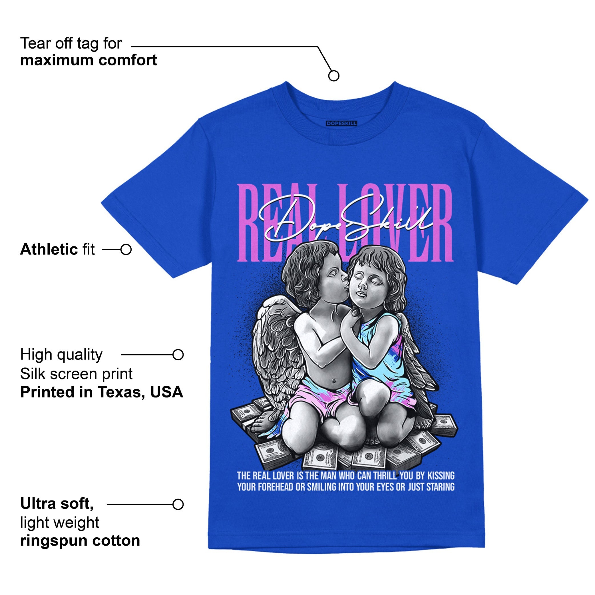 Hyper Royal 12s superstreetwear Hyper Royal T-shirt Real Lover Graphic