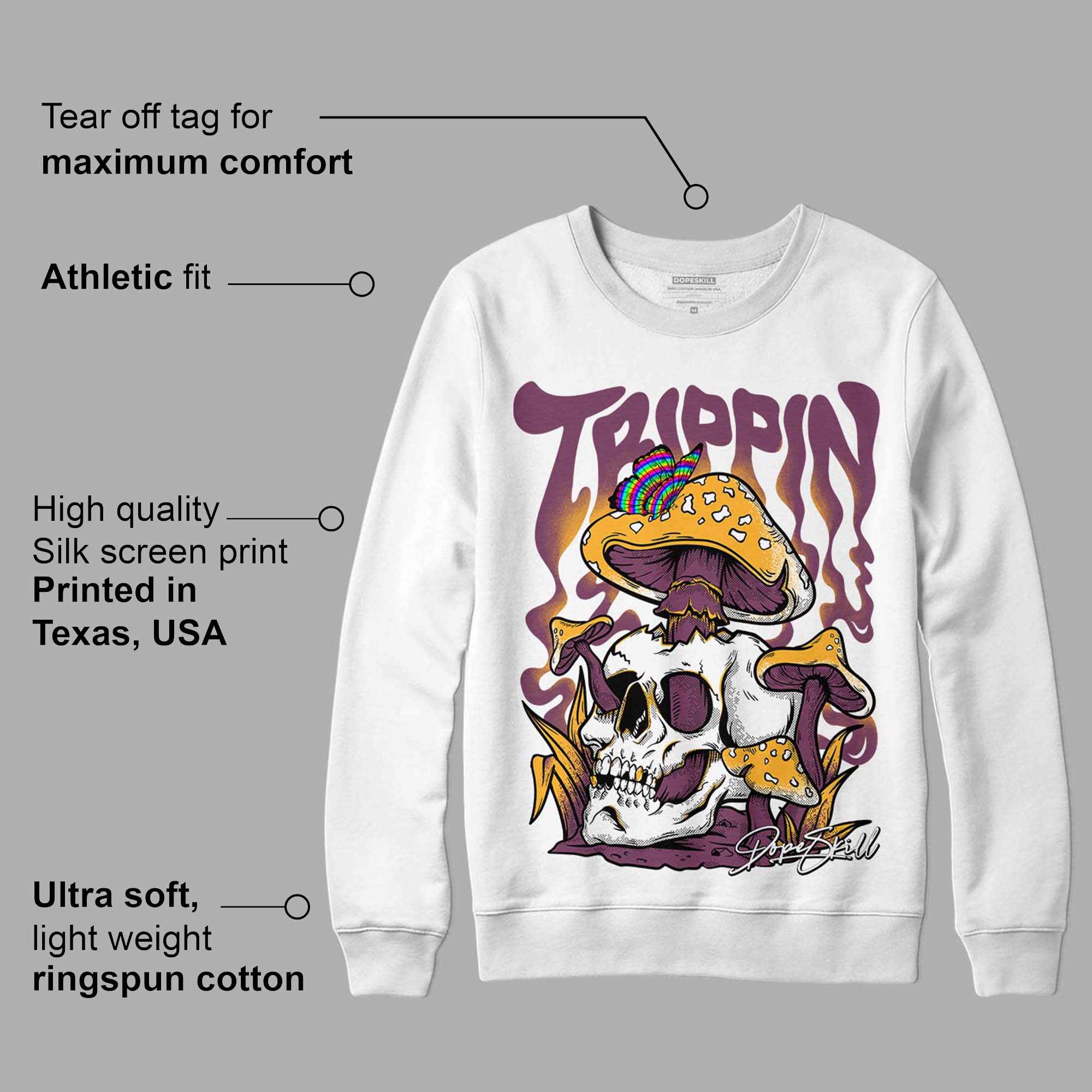 Brotherhood 1s High OG superstreetwear Sweatshirt Trippin Graphic
