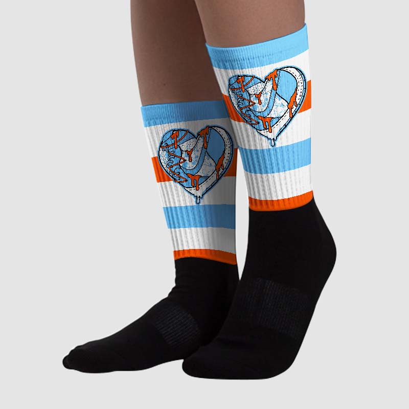 Dunk Low Futura University Blue superstreetwear Sublimated Socks Horizontal Stripes Graphic