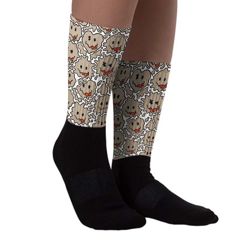 Latte 1s superstreetwear Sublimated Socks Slime Graphic