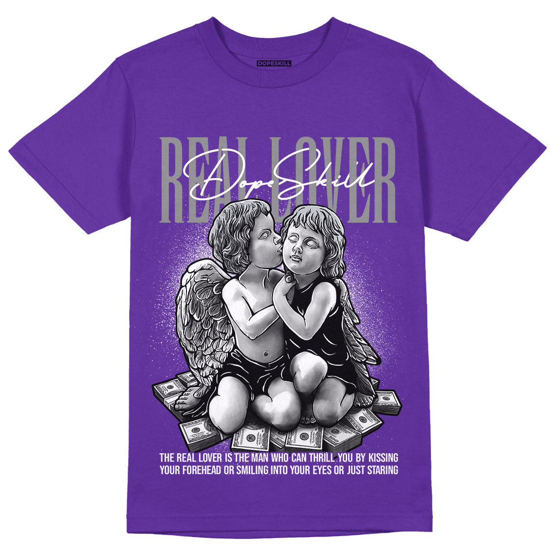 Court Purple 13s superstreetwear Purple T-shirt Real Lover Graphic