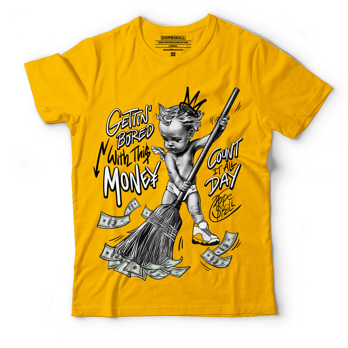 AJ 13 Del Sol superstreetwear Del Sol T-shirt Gettin Bored With This Money Graphic