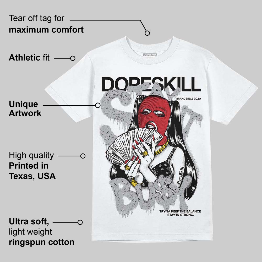 White Cement 4s superstreetwear T-Shirt Stay It Busy Graphic