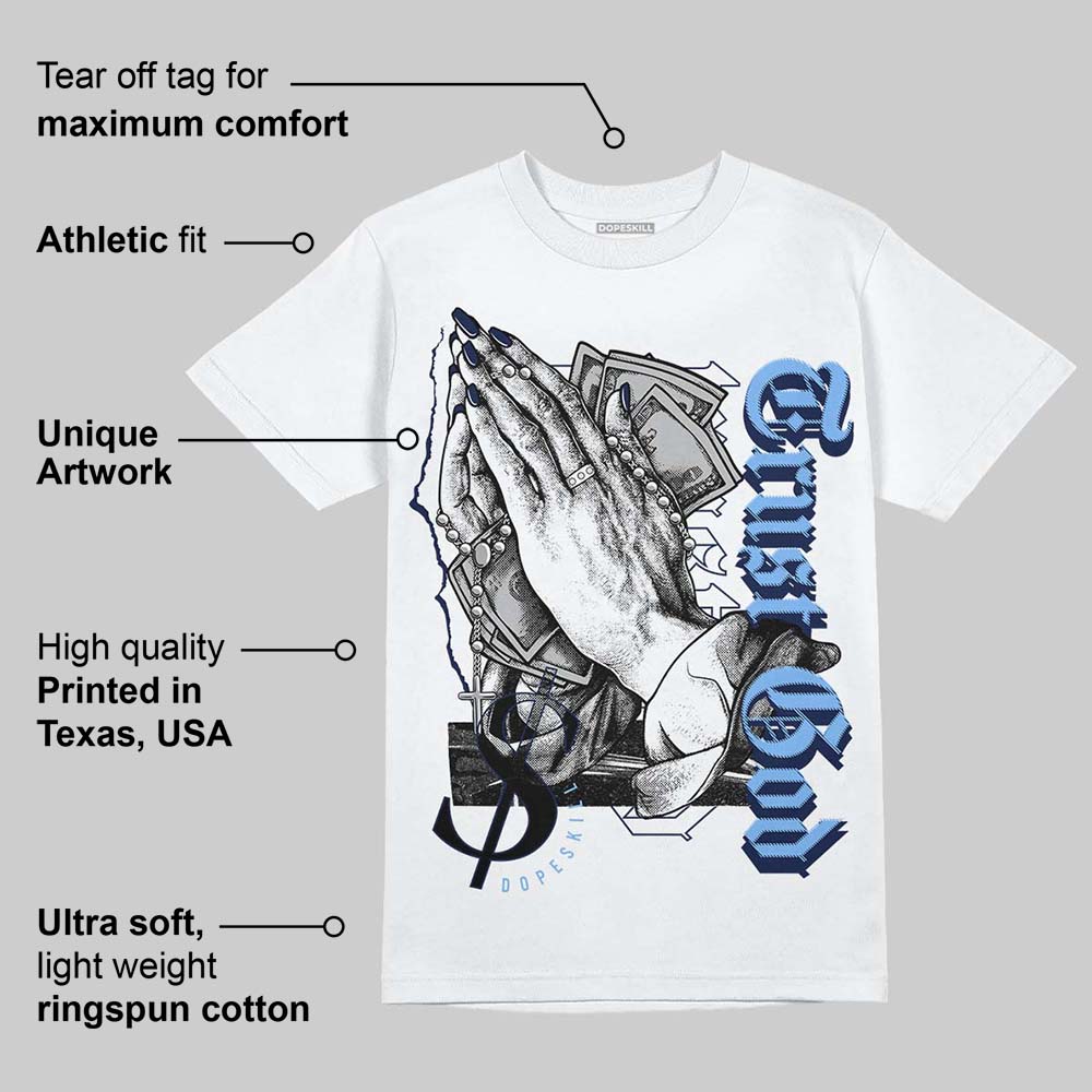 Midnight Navy 5s superstreetwear T-Shirt Trust God Graphic