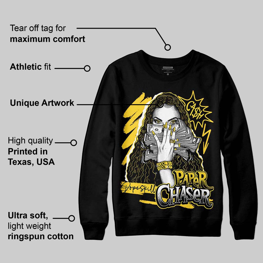 Black Tour Yellow AJ 4 Thunder superstreetwear Sweatshirt NPC Graphic